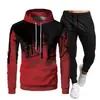 Sudadera con capucha deportiva para hombre 2023 AliExpress Sudadera con estampado digital 3D Suéter Casual Personalidad Conjunto de Dos Piezas