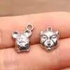 7 Tipos de Accesorios para Joyería de Acero Inoxidable 304 Colgantes de Animales Cabeza de Vaca Libélula Serpiente Oso Chinchilla Colgante Joyería Electrochapada