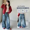 Suéter de Punto Casual Holgado Estilo Coreano de un Solo Botón con Solapa Ropa para Niñas Otoño Invierno Nuevo Diseño Cardigan de Lunares Set Moderno