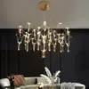 Paraguas Flor de Luz Versión Plegable con Forma de Paraguas Creativo Villa Comedor Sala de Estar Dormitorio Estudio Lámpara de Techo de Diseñador de Alta Gama