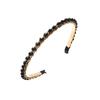 Estilo Coreano Nueva Diadema Vintage de Aleación con Cadena y Cristal Entrelazado Tejida a Mano Celebridad de Internet Borde Fino Accesorios para el Cabello para Lavarse la Cara