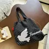 Bolso de hombro casual de gran capacidad, estilo nuevo para primavera y verano, para estudiantes, adecuado para la escuela y el trabajo, bolso tote simple y elegante para mujer