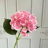 Película Sensación Flor Falsa 3D Hortensia Simulada Individual Color Pintura al Óleo Flor Simulada de Alta Gama Arreglo Floral para Boda Arreglo Floral Flor Artificial