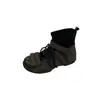 Botines cortos transpirables retro modernos estilo postapocalíptico para mujer 2026 Otoño/Invierno Nuevos de caña alta Modernos con retazos Temperamento Versátiles Botines Cortos