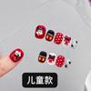 Uñas originales para niños con dibujos animados de Mickey Mouse, estrella de mar, diamantes, lentejuelas lindas, no dañan, pegatinas para uñas, arte de uñas para niños