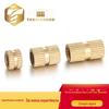 [M5] GB809 H59 furo passante latão reto inserção termoplástica por injeção porca embutida grão vertical porca anti-descascamento