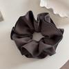 Diadema Negra Grande Estilo Zhao Lusi para Mujer, Accesorio para Moño Otoño e Invierno, Goma Elástica de Lujo para el Cabello