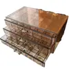 Caja de Almacenamiento de Cosméticos de Escritorio, Organizador de Tocador, Caja Transparente de Gran Capacidad para Guardar Joyería con Tapa para Artículos de Tocador del Hogar