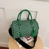Bolsa de Mão Boston Estampada Geométrica Vintage Bolsa Almofada Casual Bolsa Transversal Tendência Versátil para Trabalho Viagem Bolsa Feminina