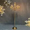 Novas luzes de caminho de lâmpada de cristal, adereços de casamento, área de fotos do palco T, área de recepção, decoração de casamento, adereços de fotografia