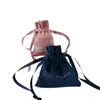 Bolsa con Cordón de Terciopelo Bolsa para Guardar Joyas Accesorios de Cristal Empaque Sencillo de Alta Gama