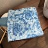 Gong Pei 2024 Nuevo Pañuelo Cuadrado Pequeño Tie-dye Verano Vintage Pañuelo para la Cabeza Protector Solar Baotou Pañuelo Elegante Combinable Pañuelo Pequeño