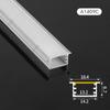 Lámpara de línea empotrada ranura de aluminio luz de ranura luz y sombra lámpara lineal con barra de lámpara lineal negra lámpara lineal led lámpara de alambre