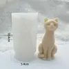 Molde de Silicona para Bebé Nube Durmiendo Textura de Bebé Gato DIY Yeso Aromático Adorno de Escritorio 3D