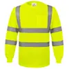 Camiseta Reflectante Certificada CE Malla Construcción Transpirable Ropa de Seguridad para Obra Verano Lista para Exportación Stock Disponible