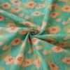 Tejido clásico de contraste de colores, exquisito tejido de hilo sumergido para ropa de mujer, primavera y verano, suave, para vestido, bolso decorativo vintage, tela floral.