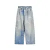Ropa para Hombre Northbound Otoño 2026 Nuevo Jeans con Estampado Digital Pantalones Casuales Lavados para Hombre Pantalones Rectos Vintage