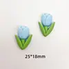 Mini rosa simulação criativa DIY capa de celular corda de cabelo para cabeça adesivo para copo d'água acessórios de resina cola creme