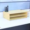 Portadocumentos de Escritorio Estante para Archivos Organizador Multicapa A3 8k Caja de Almacenamiento para Oficina Caja para Documentos Estantería para Estudiantes A4