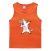 Chal de verano para niños 2023 estilo coreano algodón casual playera interior absorbente de sudor color sólido caramelo camiseta sin mangas para niños