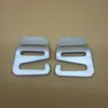 Los fabricantes de una pulgada suministran hebilla de 9 palabras de aluminio de aviación metálico para cinta de mochila hebilla de 9-6 palabras accesorios para equipaje