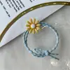 Flor de Rosa Lazo para Cabello Intestino Grueso Lazo Francés de Alta Gama Exquisito Goma Elástica de Alta Gama Lazo para Cabello de Mujer Accesorios para el Cabello Venta al por Mayor