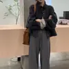 Estilo Curto, Casaco Trench muito Estiloso com Gola Alta para Mulheres, Nova Jaqueta Casual Solta para Primavera/Outono 2026 para Figuras Petites