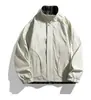Jaqueta Nova Estilo Primavera e Outono Fábrica de Origem Tendência Masculina Plus Size Jaqueta Solta Moda Casual Tendência Marca Roupa Exterior