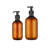 Fornecedor Fabricante Bomba de Loção Cosmética, Frasco Marrom para Shampoo, Hidratante
