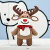 Chaveiro de Boneca Cruzada de Natal Pingente Papai Noel Boneco de Neve Pingente de Natal Acessórios Decoração de Natal Pingente
