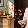 Adornos de Frutas de Linterna Artificiales para la Sala de Estar, Decoraciones de Flores Falsas para Año Nuevo, Flores Festivas y Ramas de Árboles Frutales