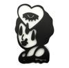 Nuevos dijes para zapatos de Halloween con diseño de calavera en blanco y negro, dijes para zapatos, hebillas para zapatos, accesorios creativos para zapatos DIY