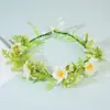 Nueva diadema de corona floral con temática de bosque, con patrones florales simulados.. Adecuado para novias, damas de honor y damas de honor en sesiones de fotos al aire libre.