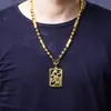 Ouro de Areia Vietnamita Pingente Dourado Agressivo Masculino Guan Yunchang Pingente Dourado de Imitação Etiqueta de Hangtag Dourada Pingente Banhado a Ouro de Imitação de Jade para Homens