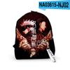 Bolsa Transfronteriza 3D Anime ZHOUSHUHUIZHAN Mochila Mochila Hombres y Mujeres Vida Moda Bolsa Escolar Acrílico