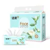 Papel de seda C&S con aroma a camelia blanca, 120 hojas, 3 capas, 6 paquetes, pañuelos faciales para uso doméstico, paquete económico, toalla de mano resistente al agua