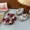 Zapatos De Xun para Niñas 2025 Otoño Nuevos Zapatos Infantiles Tenis Forrados de Felpa Estilo Ballet para Bebé Casual Zapatos Agan