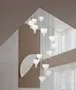 Lámpara de Araña para Sala de Estar Moderna Minimalista Elegante Iluminación de Escaleras Luz Nórdica Lujo de Gama Alta Nuevo Modelo 2026 Luz para Vestíbulo Principal