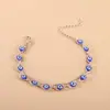 Europa e Estados Unidos transfronteiriço novo personalizado retrô Criativo Olho Grego pulseira simples olhos legais tornozeleira pulseira