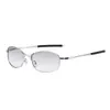 Gafas de Sol Curvas Retro Marrones Pequeñas de Nicho Y2K Gafas de Sol Estilo Calle de Chicas Populares del Milenio Ambiente Tech Futurista 35055