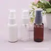 Frasco Bomba Branco 35ml para Loção, Frasco Bico de Pato, Frasco para Essência, Frasco Bomba Marrom 35ml, Frasco com Bomba para Base Líquida