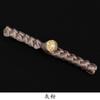 Botones de Disco Estilo Chino Lámina Dorada Satinada Trenza de Cuentas de Jade Botones Tejidos a Mano Accesorio Decorativo Retro Hanfu Cheongsam