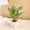 Plantas Verdes Simuladas en Maceta para Oficina, Decoraciones de Mesa de Interior para Sala de Estar de Alta Gama, Plantas Artificiales, Flores Falsas, Accesorios para Fotografía
