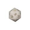 Fuente Transfronteriza Cristal Blanco Natural Poliedro Mesa Juego Dungeons and Dragons Dados Z07 Juego de Chapado