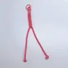 Estilo Miu Bolsa de Cuerda Trenzada Colorida Colgante para Teléfono Accesorio de Moda para Bolso Llavero Colgante