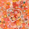 Parche de Accesorios de Resina de Dibujos Animados para Bricolaje, Pegamento en Crema, Paquete de Materiales para Fundas de Teléfono Móvil y Joyería, Pato de Goma Mixto, Pinza para el Cabello Infantil