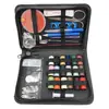 Venta al por mayor de fábrica kit de costura portátil para coser traje costura hecha a mano juego de 58 piezas caja de costura combinación de herramientas de costura