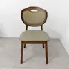 Cadeira de jantar em madeira maciça nórdica para casa, restaurante, hotel, mesa de jantar, cadeira e banqueta minimalistas modernas da fábrica de origem