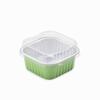 Caja de Empaque para Pastel de Chocolate Lava de 150 ml Cuadrada Grado Alimenticio Tiramisú para Hornear Caja de Empaque al Mayoreo