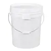 Balde Transpirable de Grado Alimenticio para Vino de Arroz de 18L Balde para Materia Prima de 25L 30kg Balde de Plástico Sellado Vacío para Encurtidos de 50kg